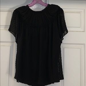 New J Crew black blouse